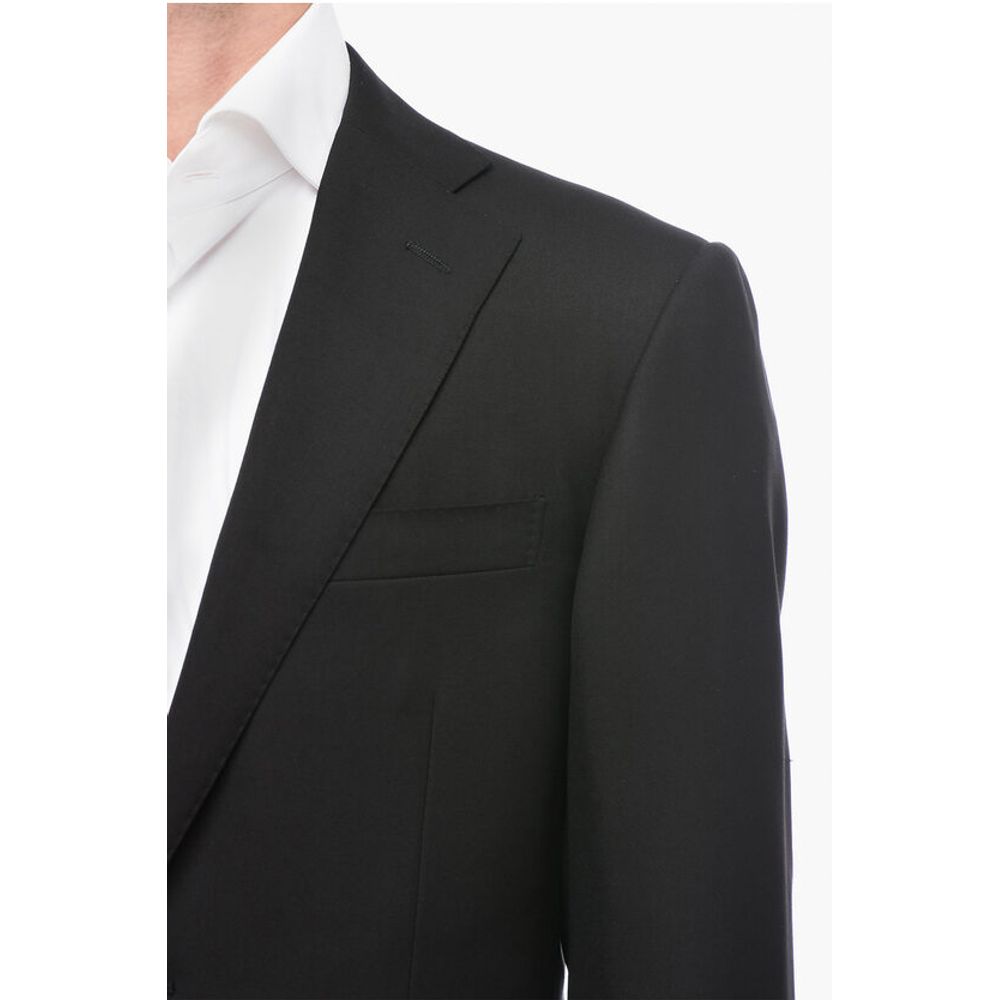 Corneliani Virgin Wool LEADER Suit with Flap Pockets