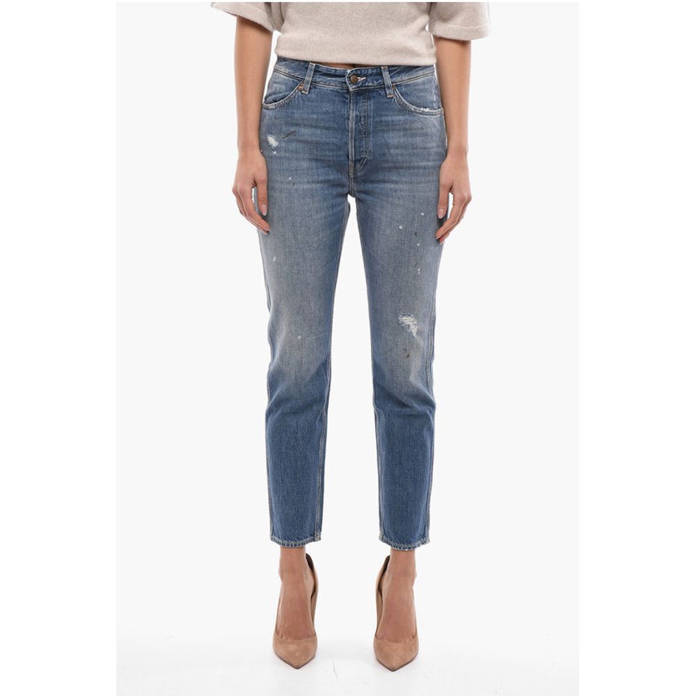 Washington Dee Cee Frayed Hem Cropped Jeans 16cm