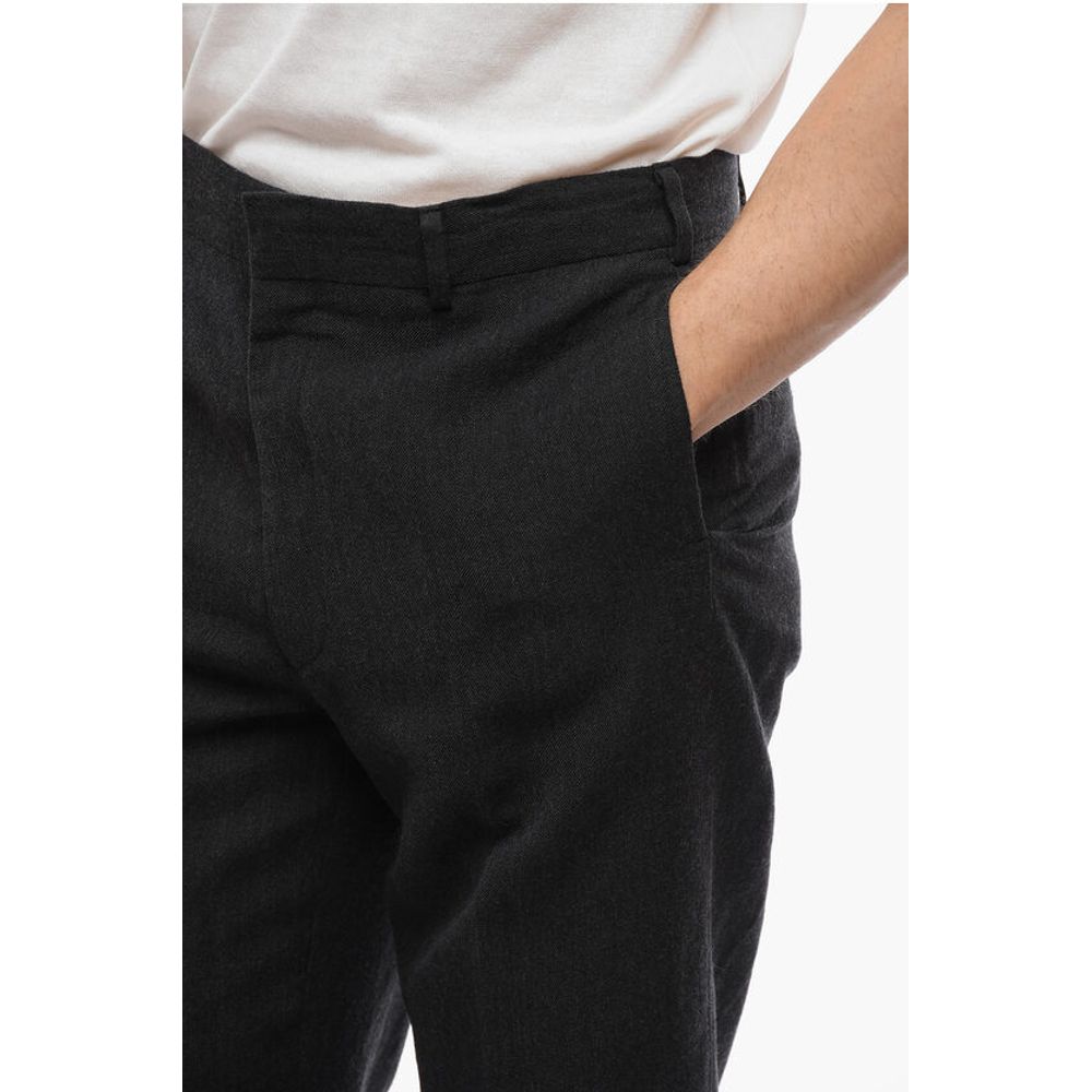 J.Press Wool and Linen Cuffed Hem Baggy Fit Pants