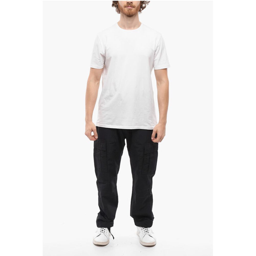 Marcelo Burlon Nylon CROSS Cargo Pants with Ankle Drawstring