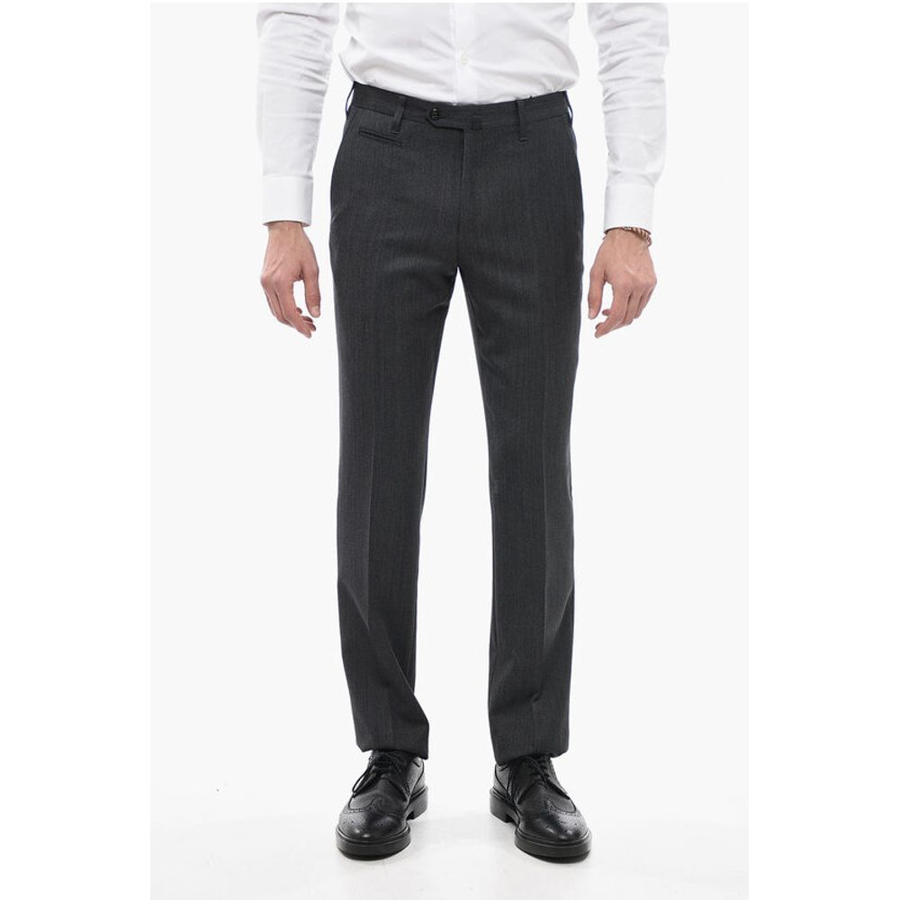 Corneliani 4 Pocket Virgin Wool Pants with Belt Loops