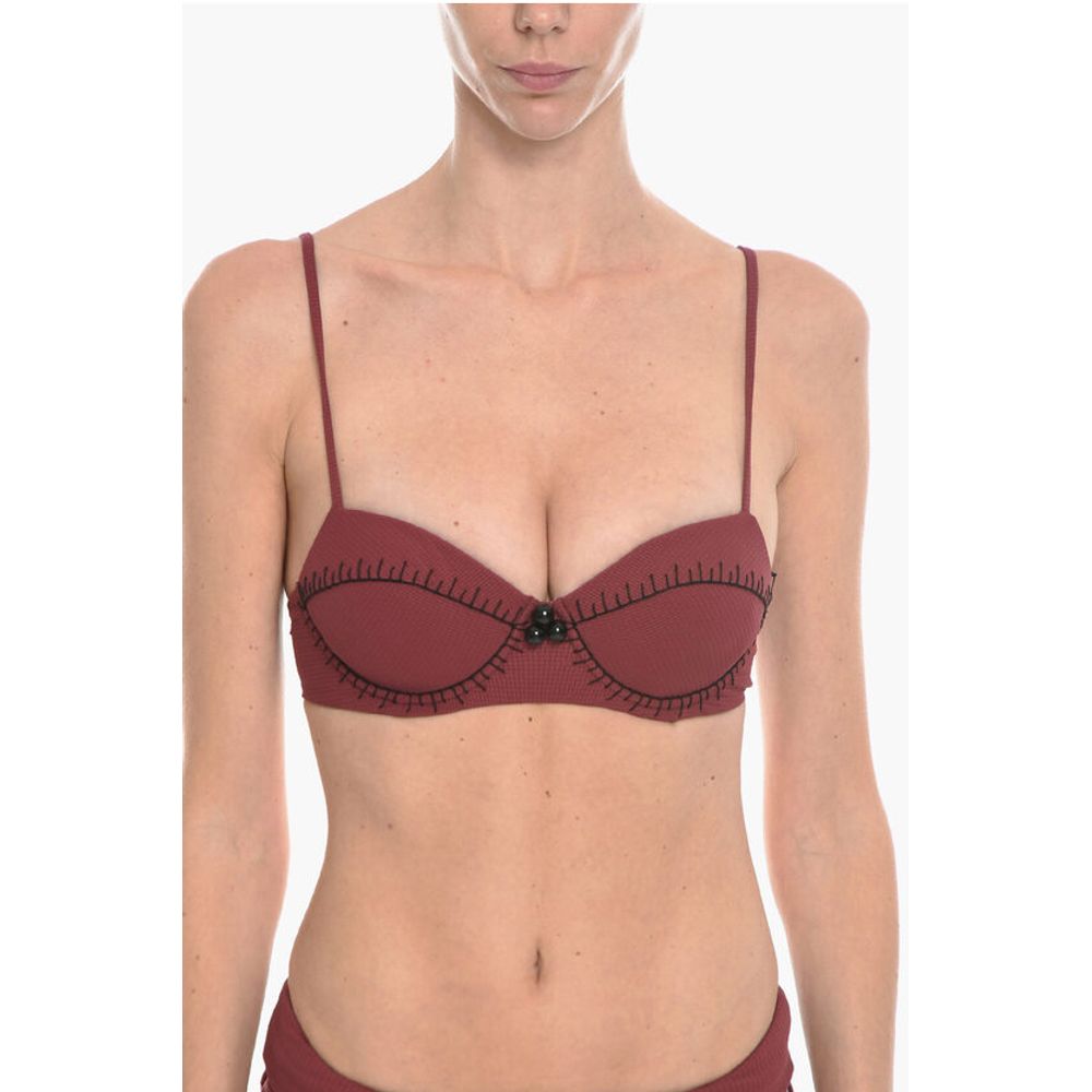 Marysia Bikini SALENTO Top with Decoration Frontal