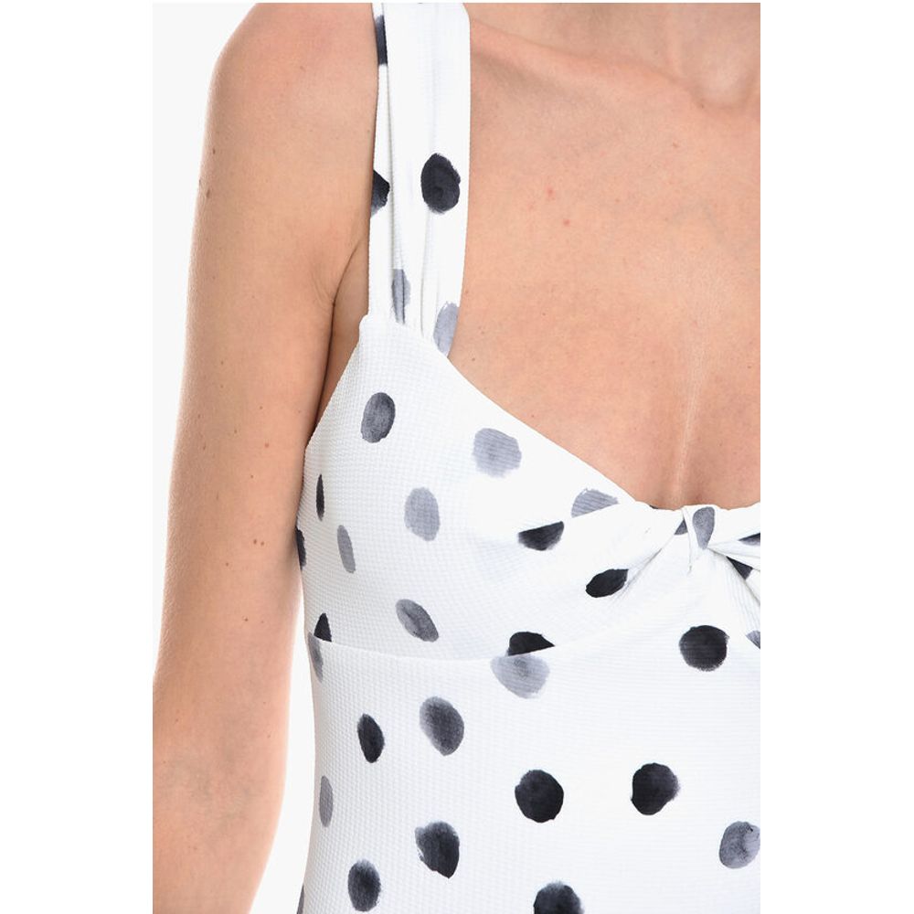Marysia Polka Dots LEHI One-Piece Swimsuit with Bow On the Front