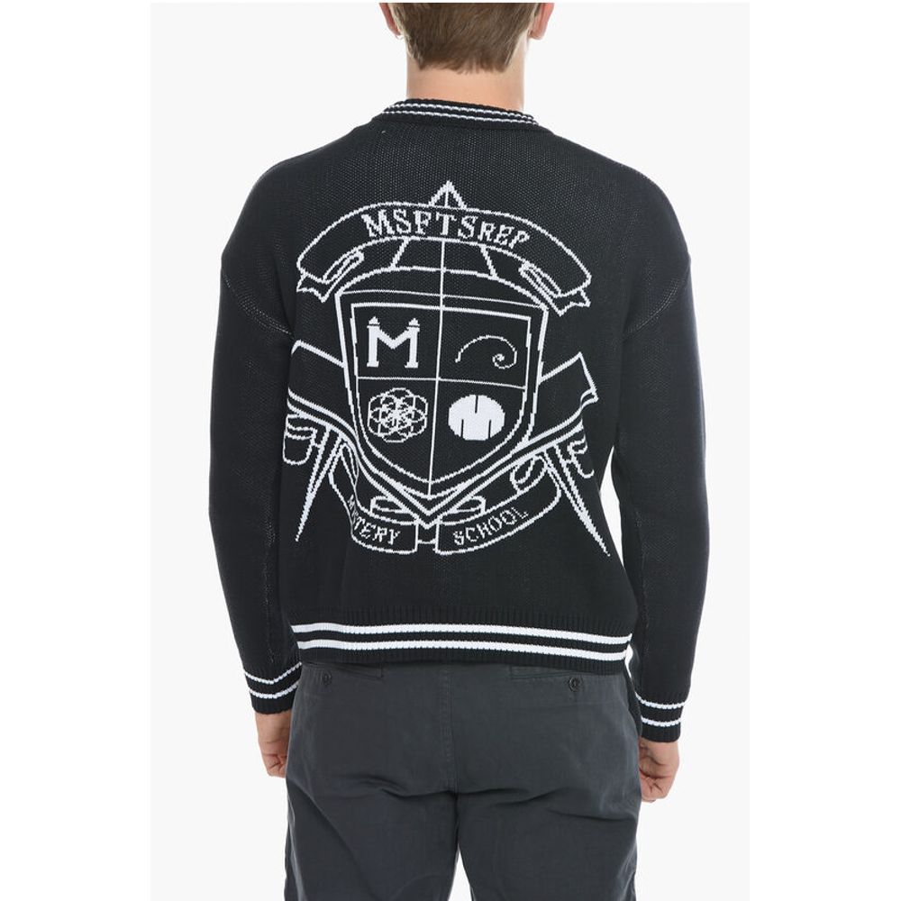 MSFTSrep Organic Cotton Crew-Neck Sweater with Contrast Embroidery