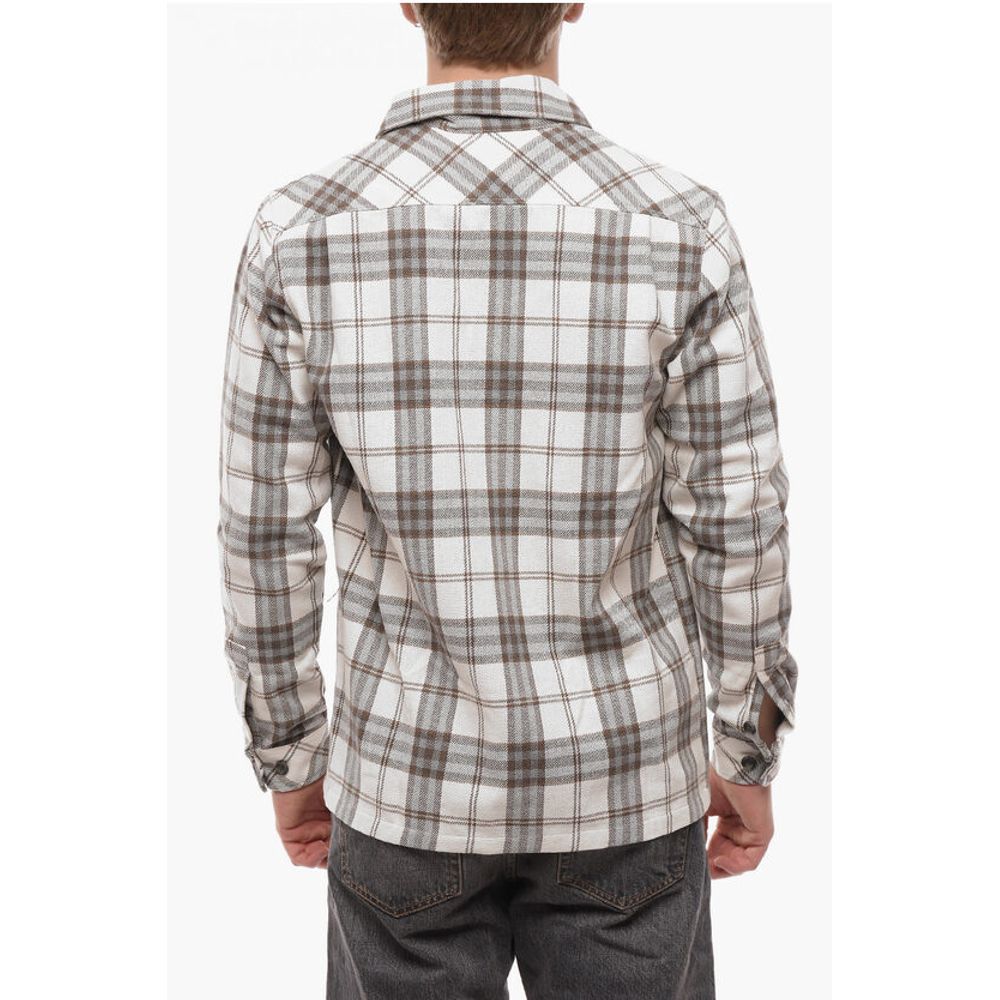 Samsoe Samsoe Plaid Motif TAKA JM Overshirt with Double Breast Pocket