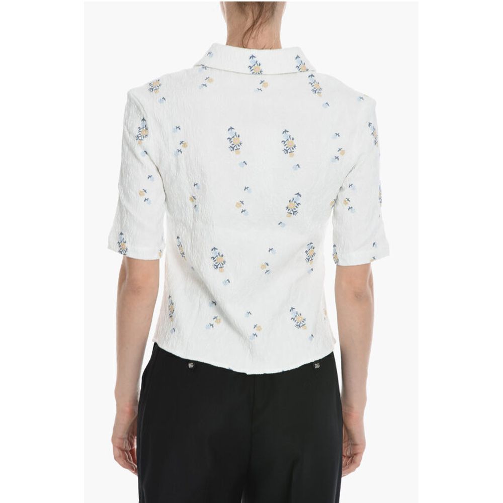 Samsoe Samsoe Jacquard Floral -Motif MARIAH Shirt