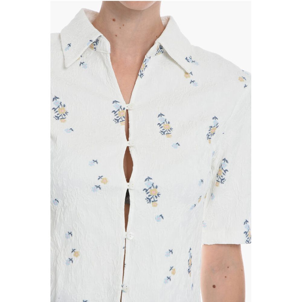 Samsoe Samsoe Jacquard Floral -Motif MARIAH Shirt
