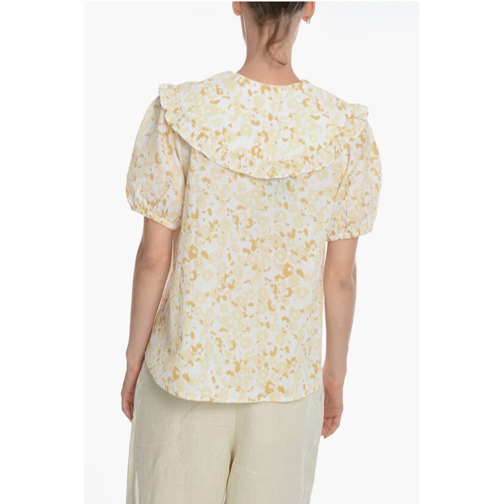 Samsoe Samsoe Floral-Printed JYTTA Blouse with Ruffle