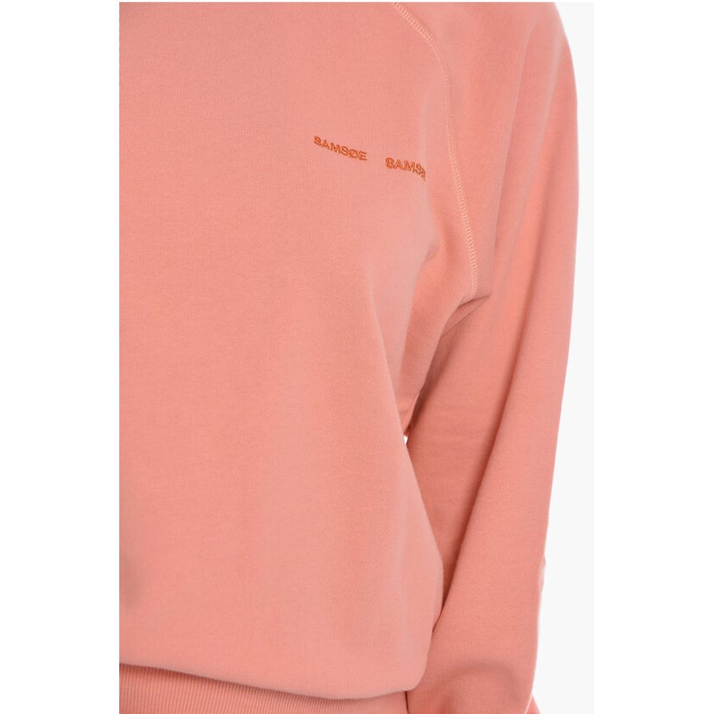 Samsoe Samsoe Crew-Neck GITTA Sweatshirt with Side Logo Embroidery