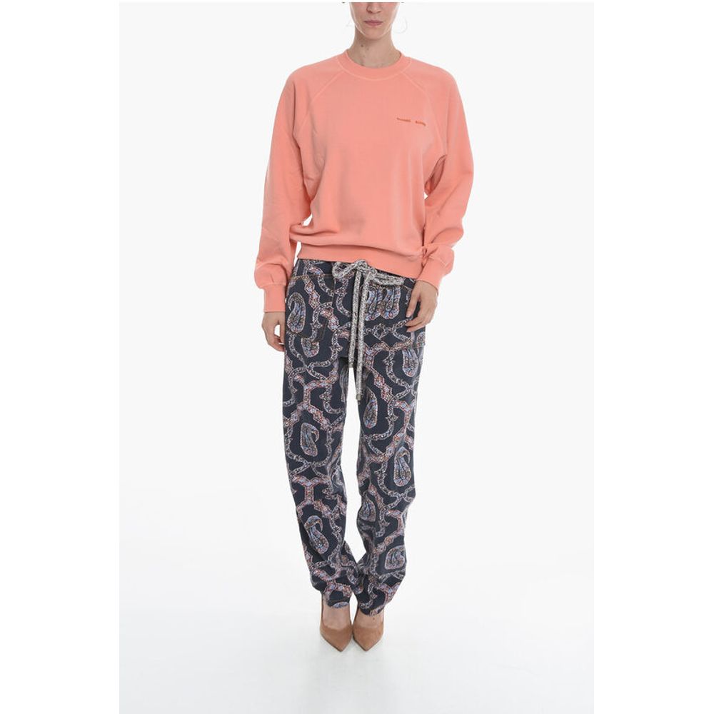 Samsoe Samsoe Crew-Neck GITTA Sweatshirt with Side Logo Embroidery