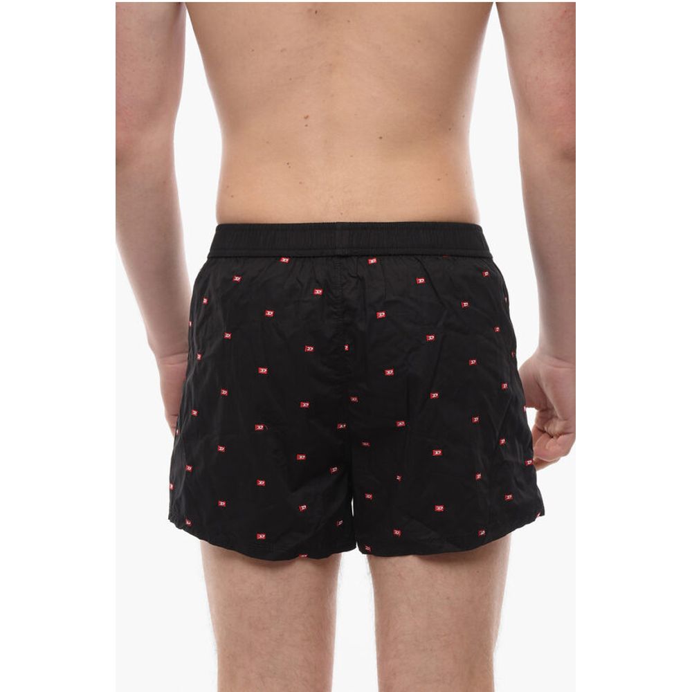 Diesel All-Over Monogram Embroidery Boxer