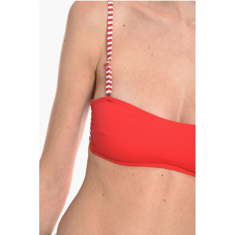 Diesel Striped Details BFB-DOLYS Bandeau Bikini Top