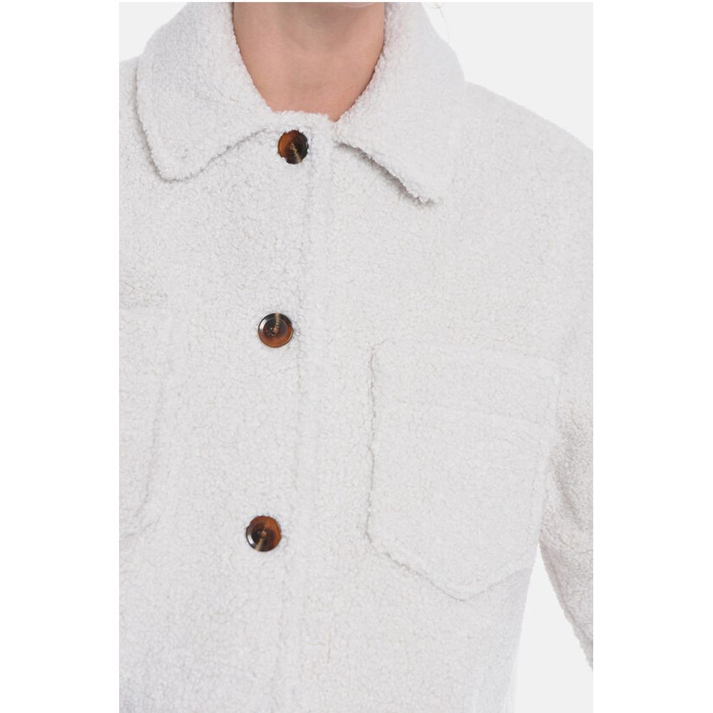 Samsoe Samsoe Teddy DIORA Coat with Breast-pockets