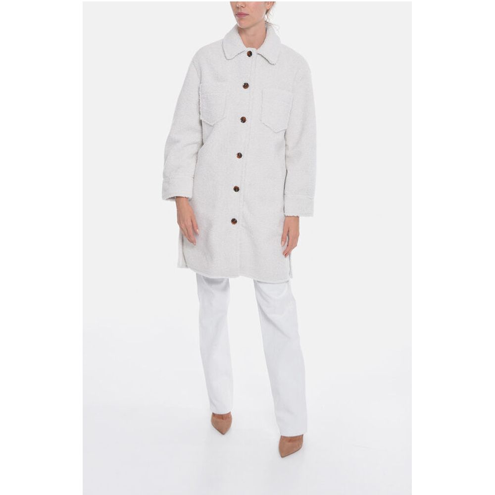 Samsoe Samsoe Teddy DIORA Coat with Breast-pockets