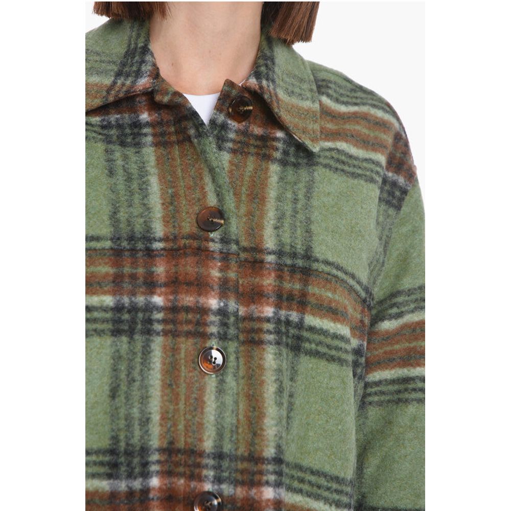 Samsoe Samsoe Tartan Patterned ROSALIE Pile Oveshirt