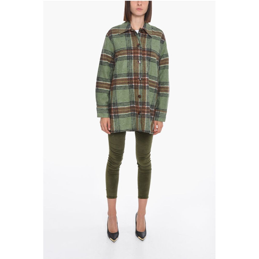 Samsoe Samsoe Tartan Patterned ROSALIE Pile Oveshirt