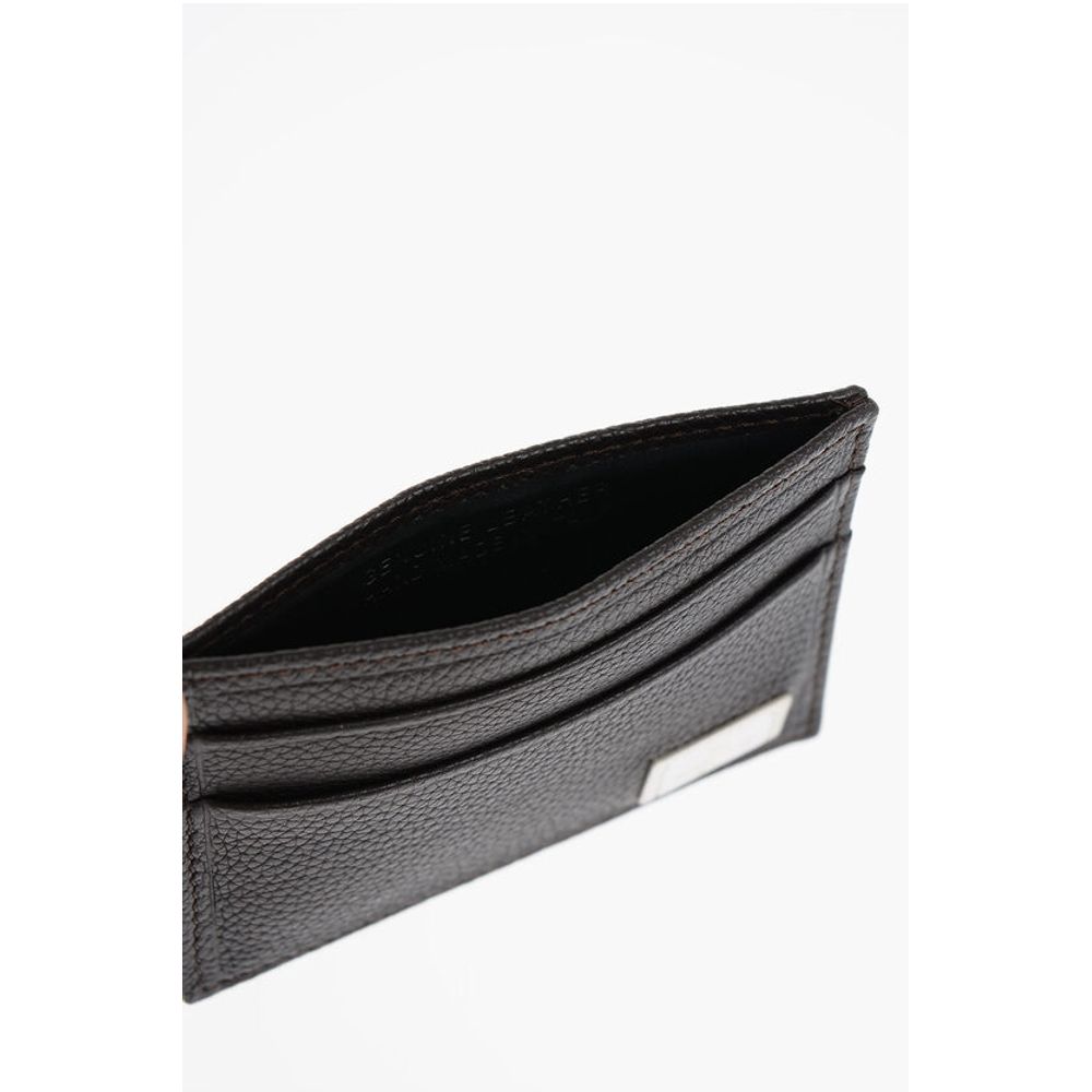Corneliani Textured Leather Card Holder