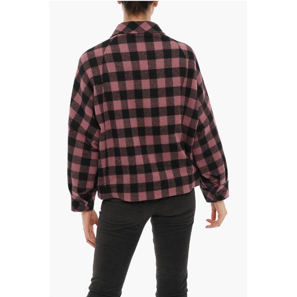 Woolrich Two-Tone Buffalo Checked Jacket with Zip Closure and Breast