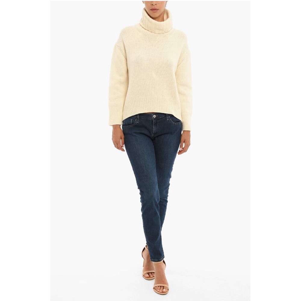 Woolrich PENN-RICH Stretch Denim Jeans with Visible Stitching 14cm