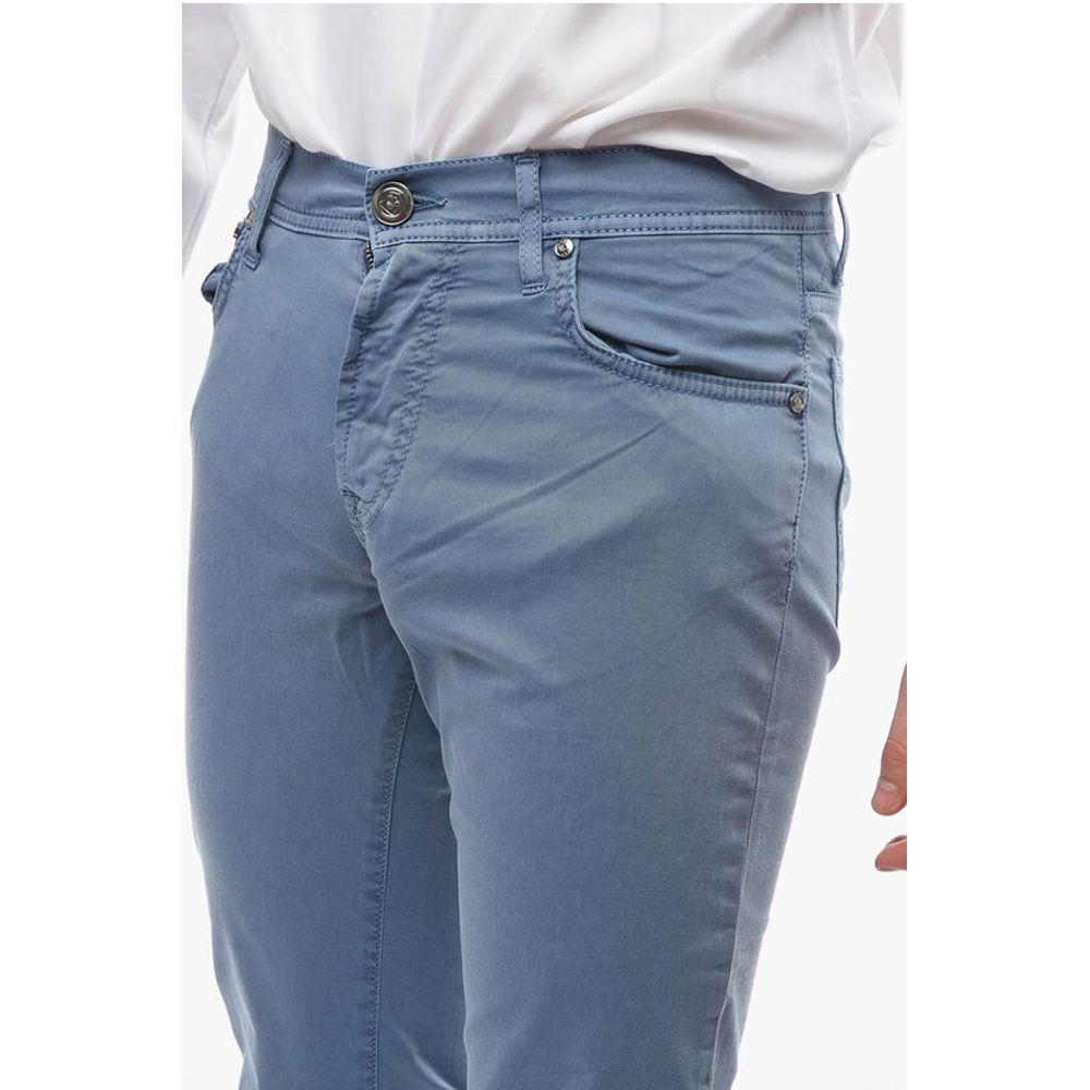 Corneliani ID LUXURY DENIM Stretchy-cotton 5-pocket Pants