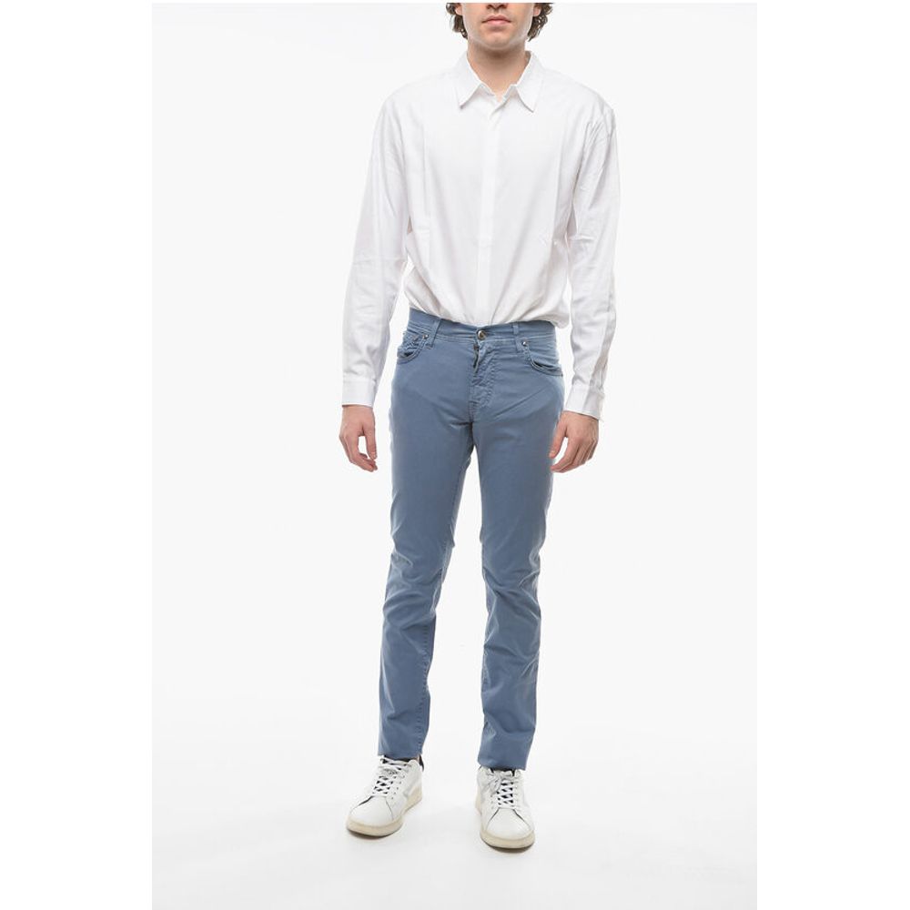 Corneliani ID LUXURY DENIM Stretchy-cotton 5-pocket Pants