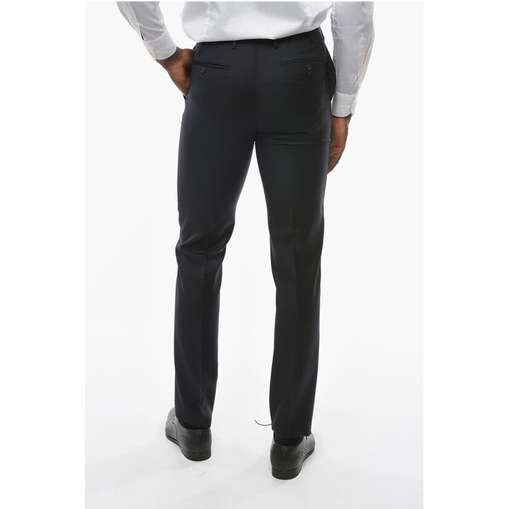 Corneliani Virgin Wool Pleated Pants