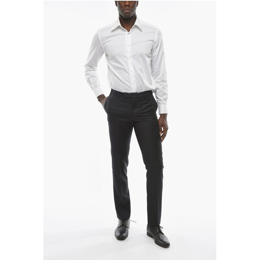 Corneliani Virgin Wool Pleated Pants