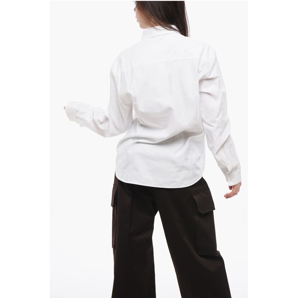 Marine Serre GOLD LINE Jacquard Popeline MOON Shirt