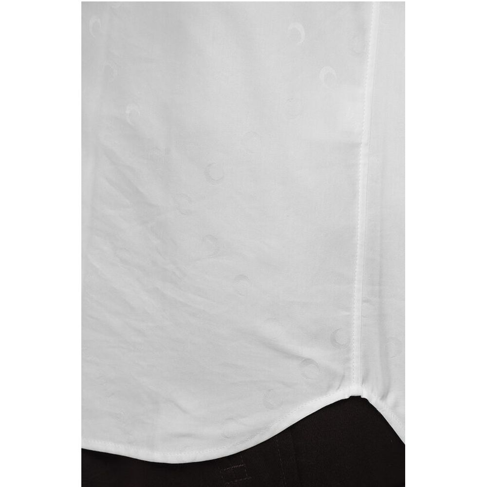 Marine Serre GOLD LINE Jacquard Popeline MOON Shirt