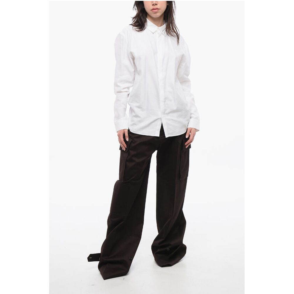 Marine Serre GOLD LINE Jacquard Popeline MOON Shirt