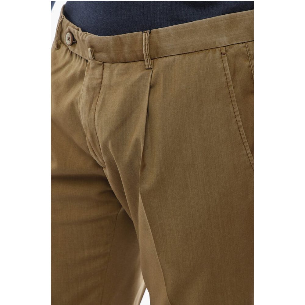 Corneliani Wool Dyed Pleated Pants