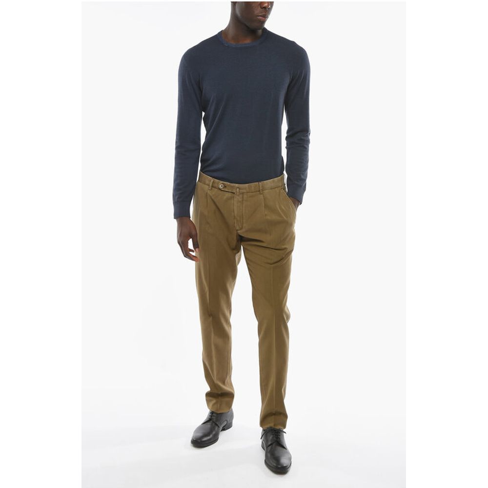 Corneliani Wool Dyed Pleated Pants