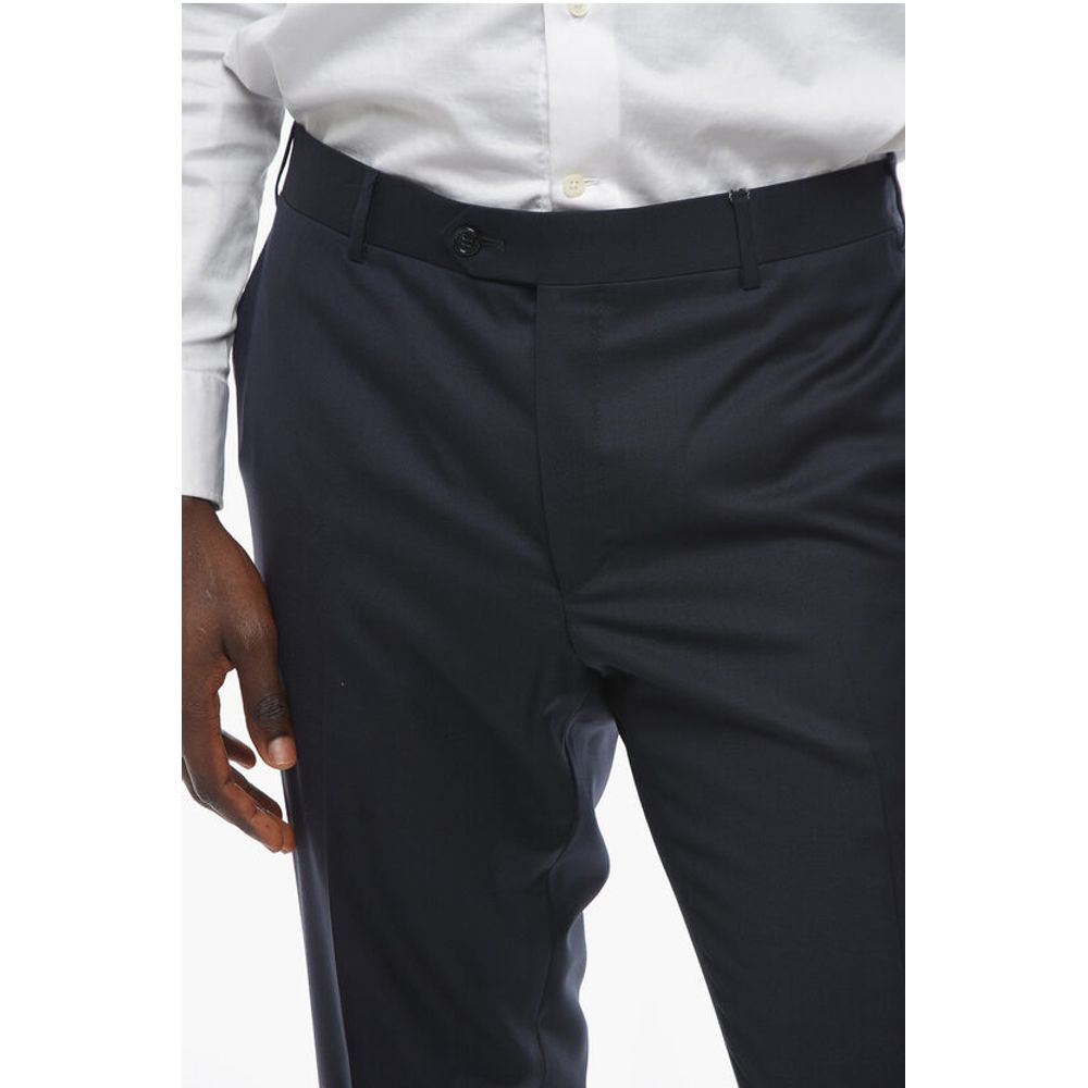 Corneliani Virgin Wool MANTUA Pants with Pleat