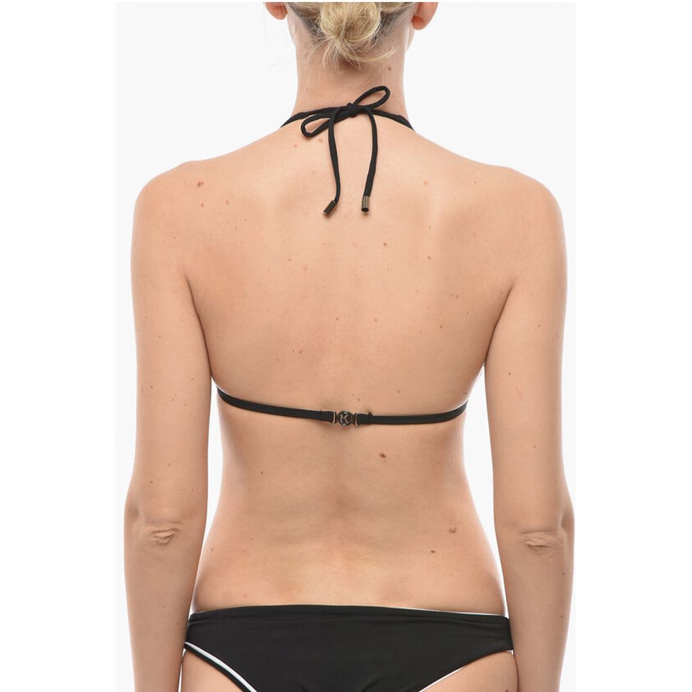 Karl Lagerfeld Triangle Bikini Top with Cut Out Details