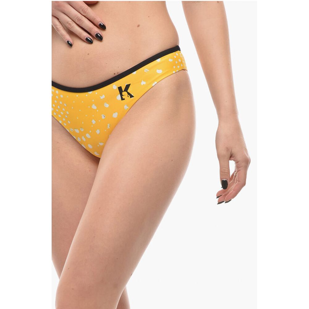 Karl Lagerfeld Bikini Bottom DOTS With Contrasting Printed Details