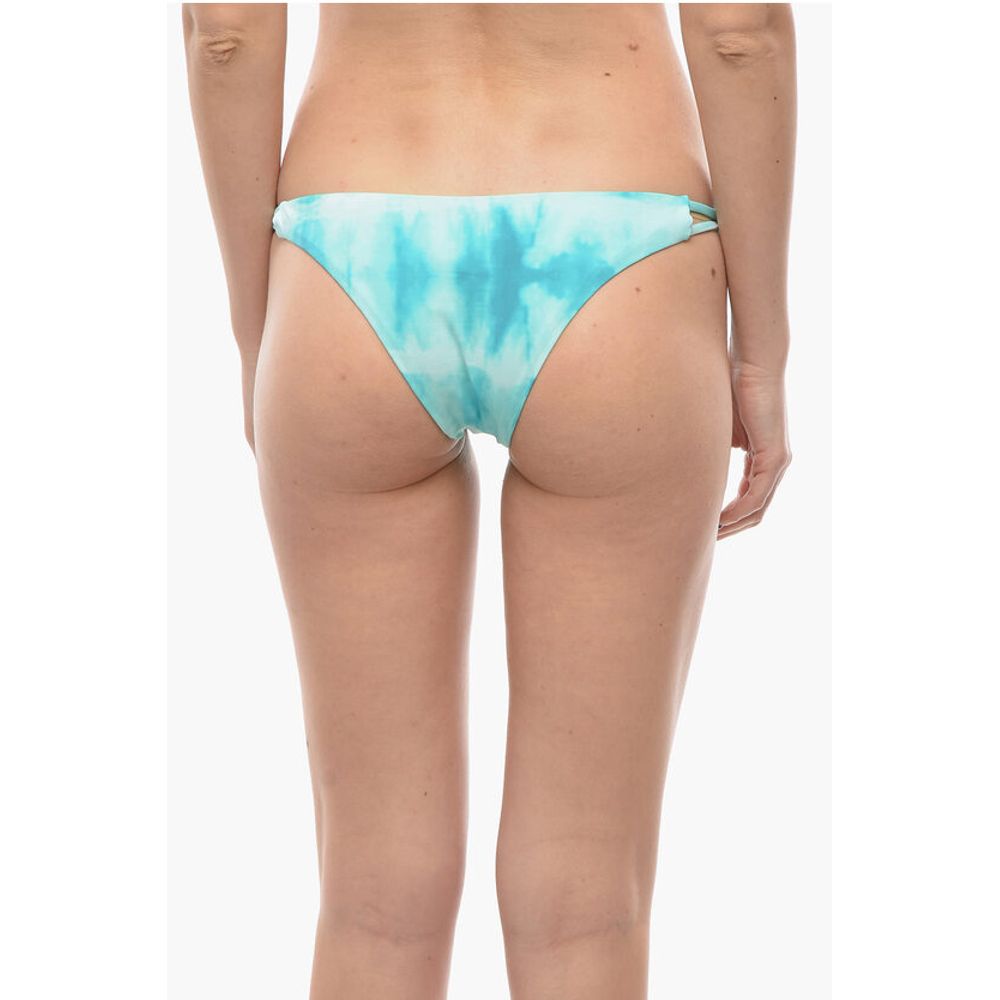 Karl Lagerfeld Tie-Dye Effect Bikini Bottom with Cut-Out Details