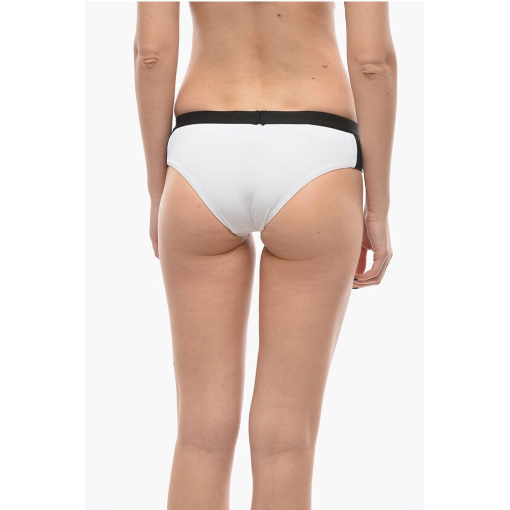Karl Lagerfeld Two-Tone SPORT Bikini Bottom with Logoed Elastic Band At the