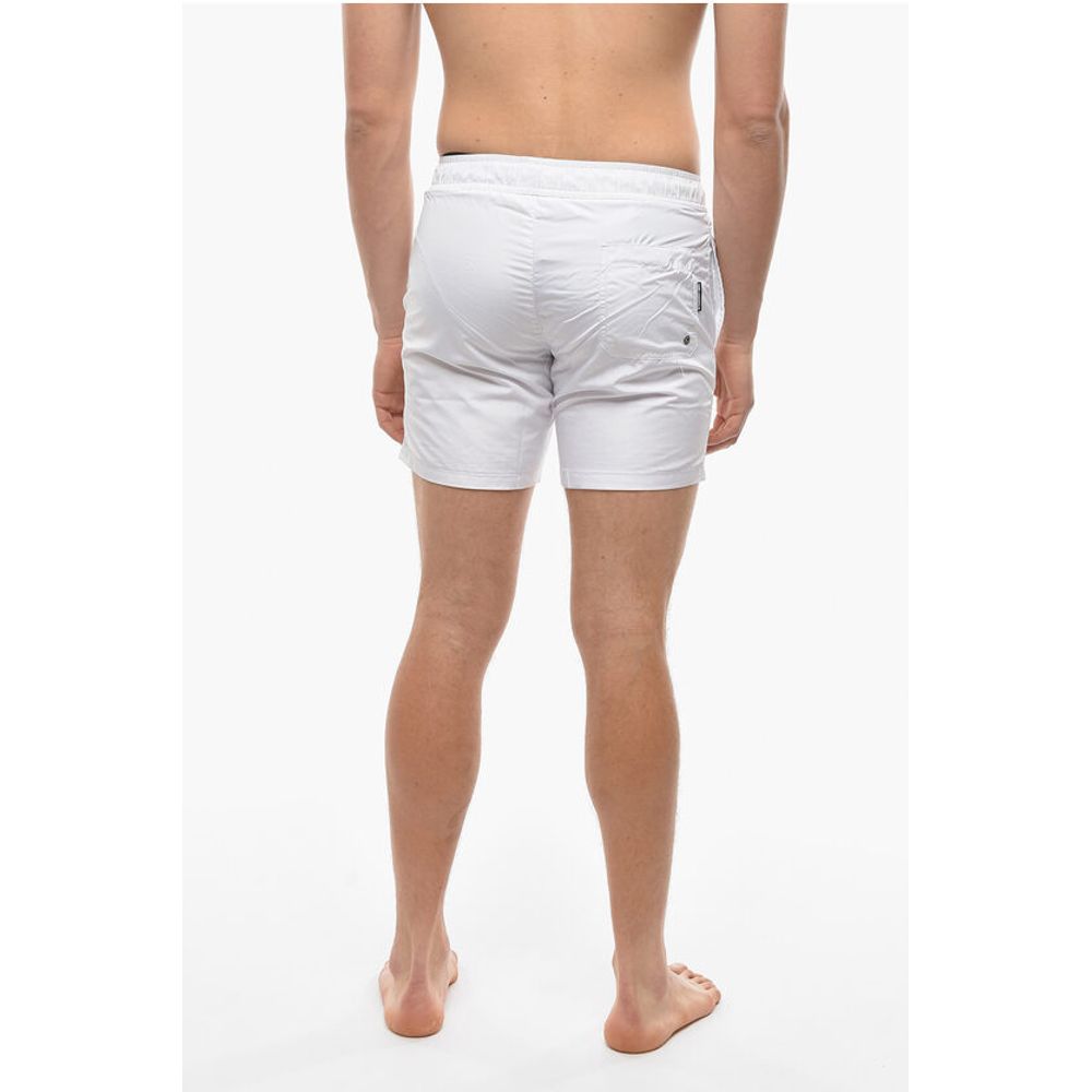 Karl Lagerfeld RUE ST-GUILLAUME Solid Color BASIC Swim Shorts with 3 Pocket