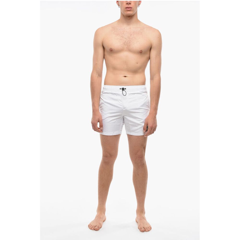 Karl Lagerfeld RUE ST-GUILLAUME Solid Color BASIC Swim Shorts with 3 Pocket