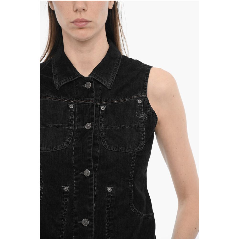 Diesel Sleeveless VIK Velour Shirt
