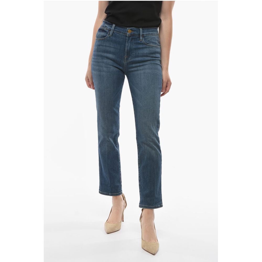 Frame High-Waist Straigh Fit Jeans 18cm