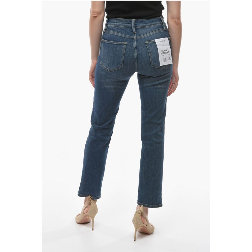 Frame High-Waist Straigh Fit Jeans 18cm