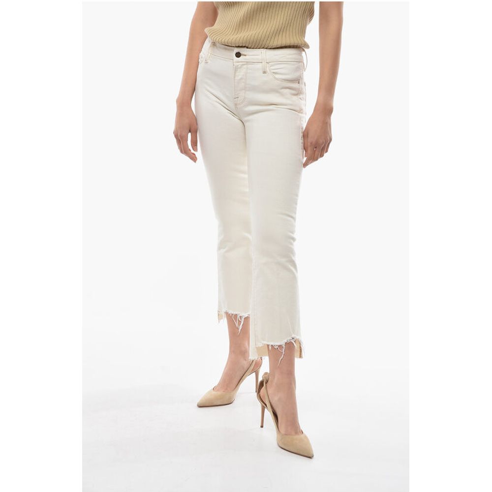 Frame Boot cut Jeans with Frayed Hem 18cm