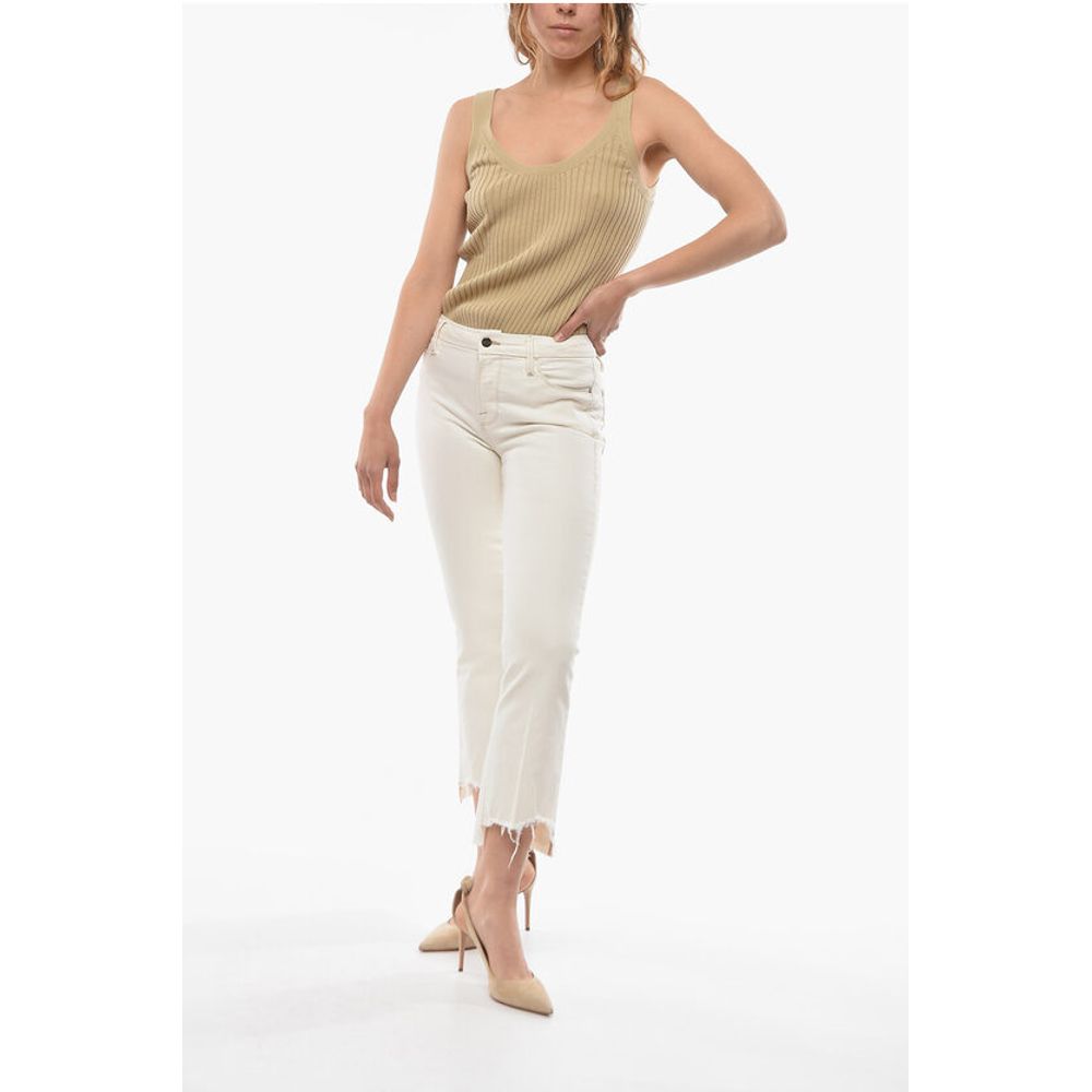 Frame Boot cut Jeans with Frayed Hem 18cm