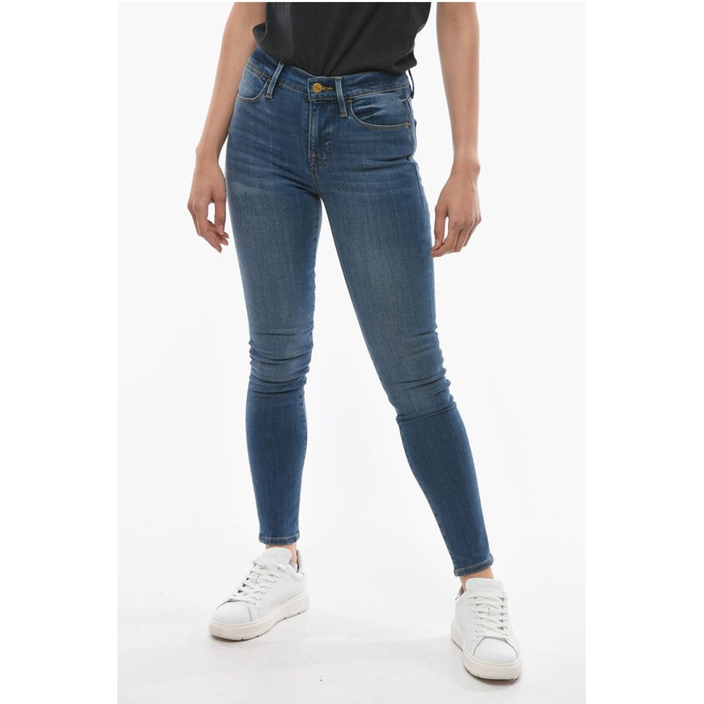Frame High Waist Skinny Fit Jeans 12cm
