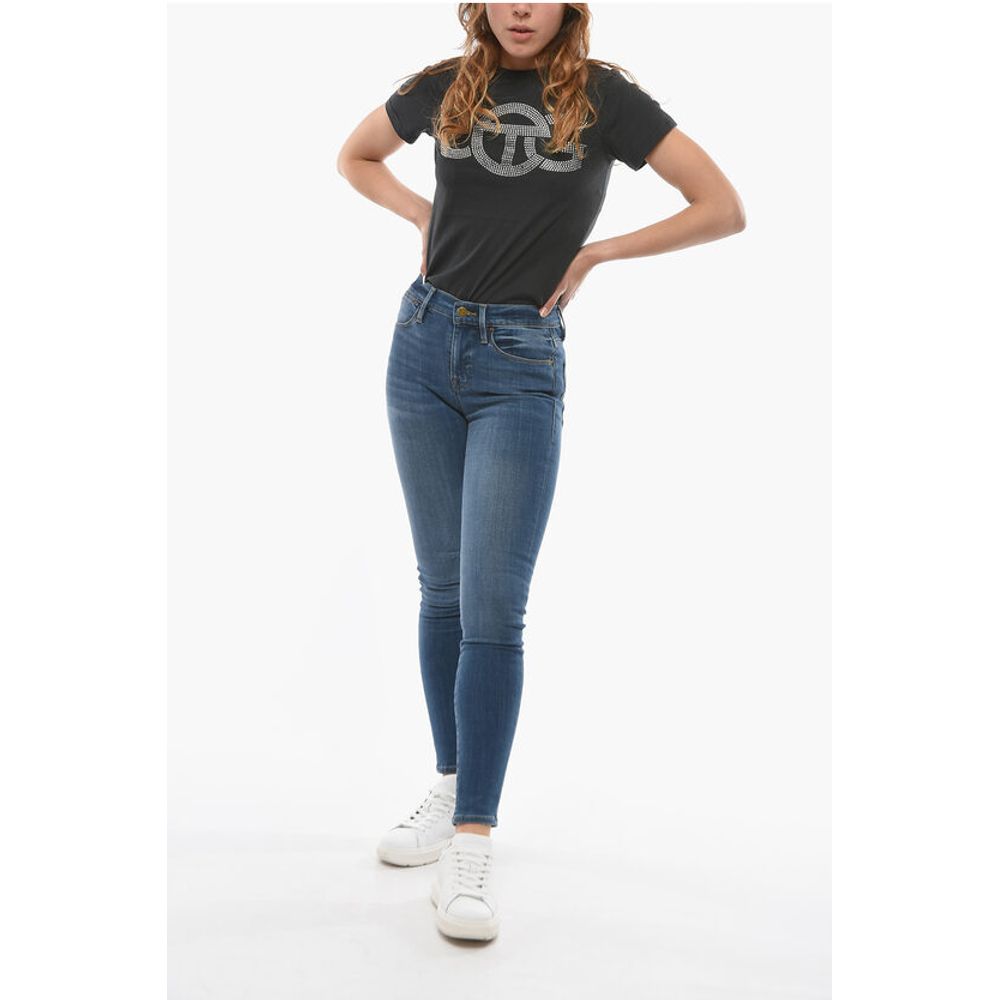 Frame High Waist Skinny Fit Jeans 12cm
