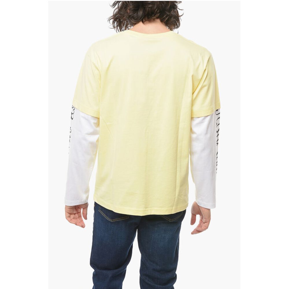 Vyner Articles Emblem Printed Long Sleeve Skater T-Shirt