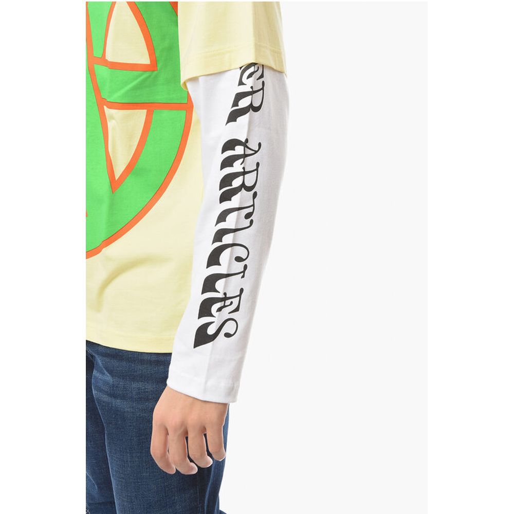 Vyner Articles Emblem Printed Long Sleeve Skater T-Shirt