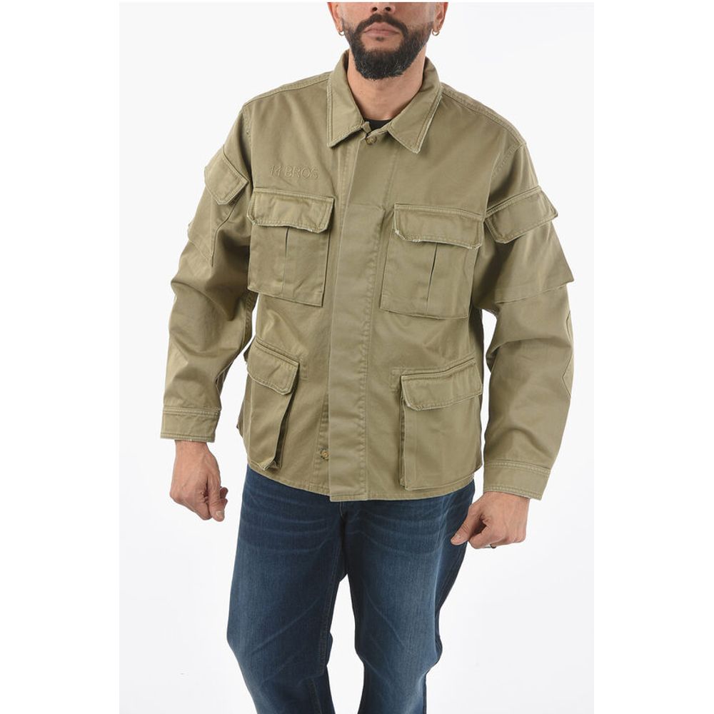 14 BROS Logo Embroidered Sharan Jacket