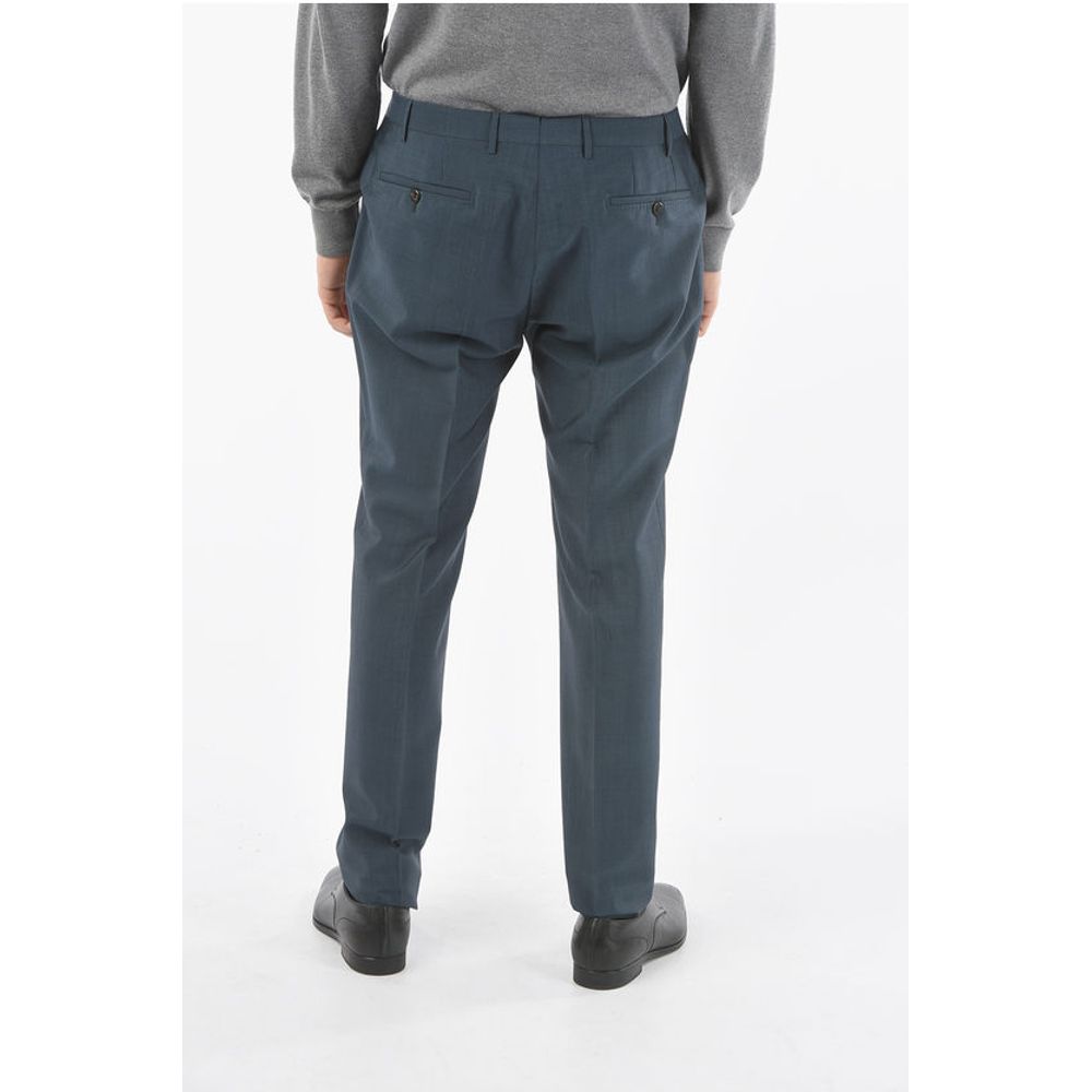 Corneliani Unlined Trousers with Hook and Pinces